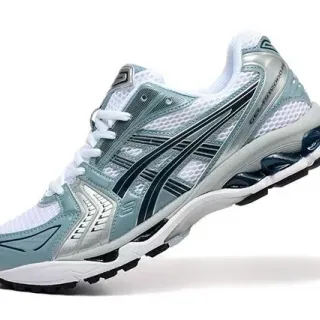 ASICS Gel-Kayano Light Teal White Silver 跑鞋