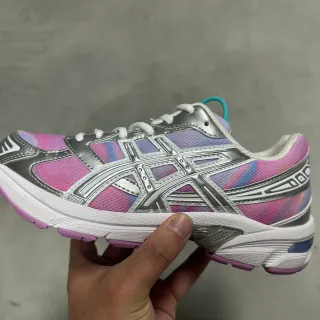 ASICS Gel-Kayano Tie-Dye 粉紫银跑鞋