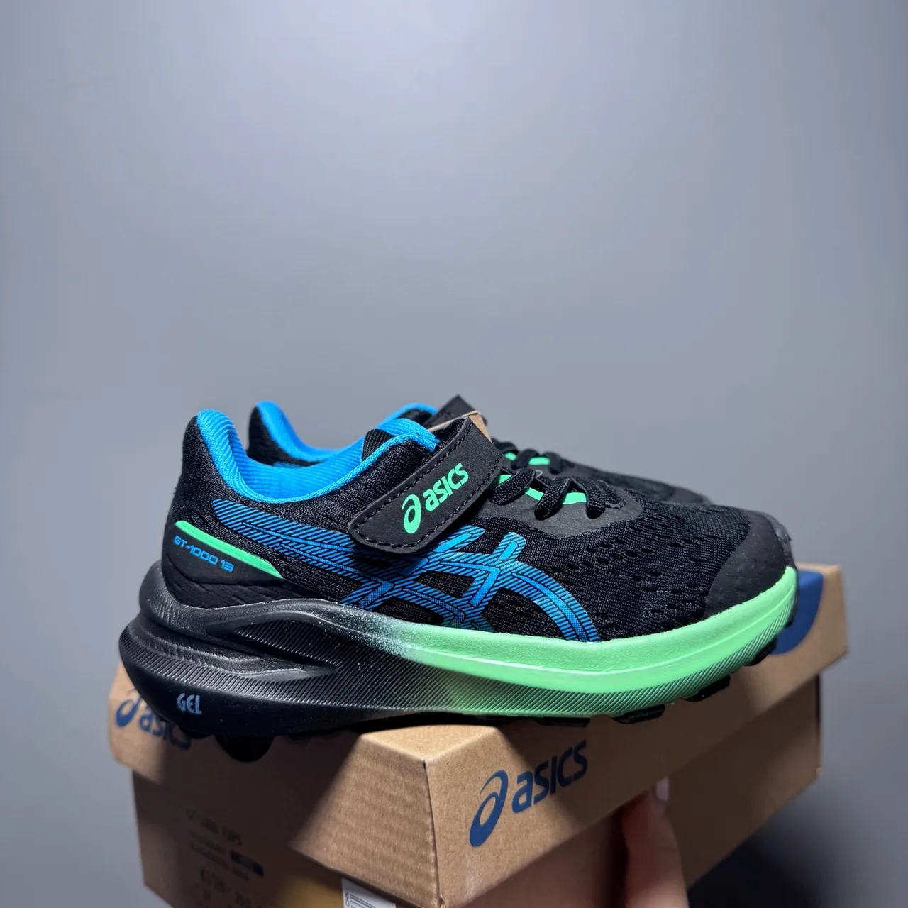 ASICS GT-2160 橙色黄色渐变儿童跑鞋 10