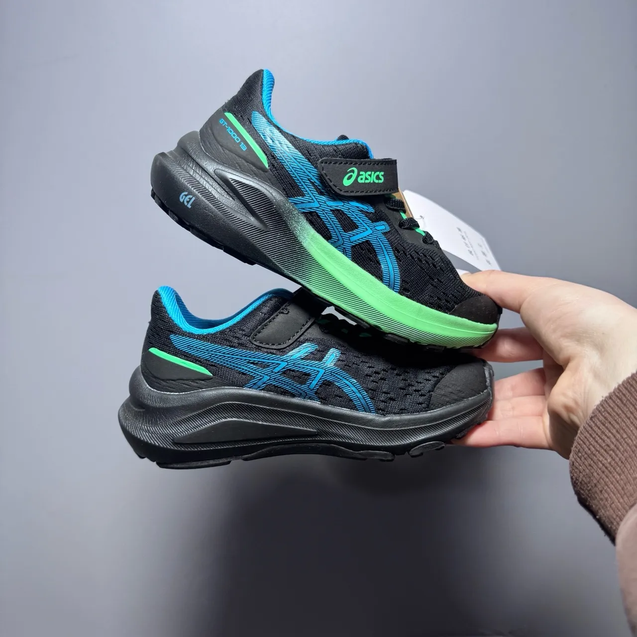 ASICS GT-2160 橙色黄色渐变儿童跑鞋 11