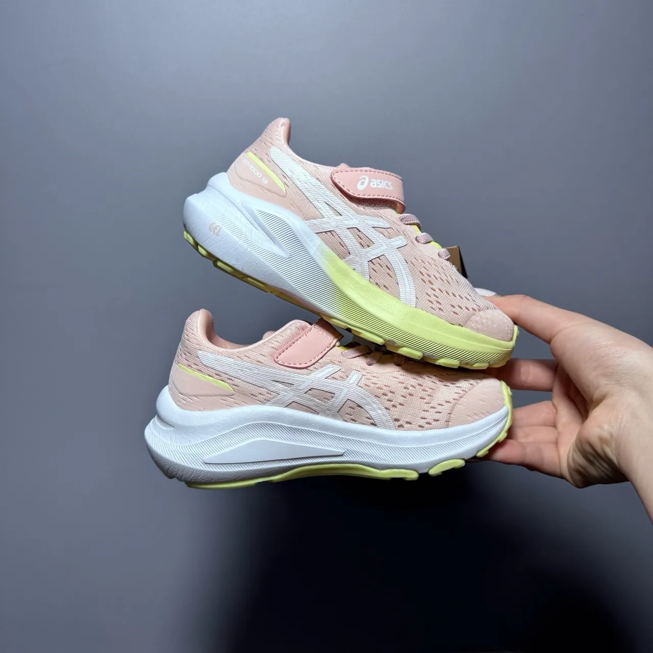 ASICS GT-2160 橙色黄色渐变儿童跑鞋 20