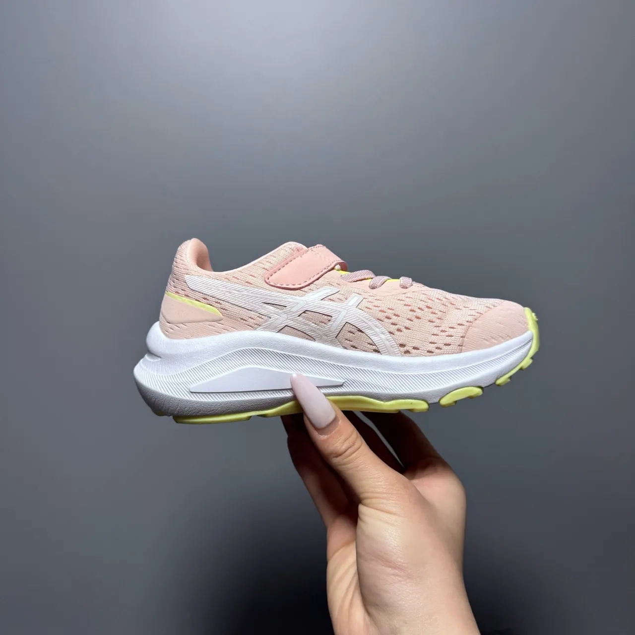 ASICS GT-2160 橙色黄色渐变儿童跑鞋 22