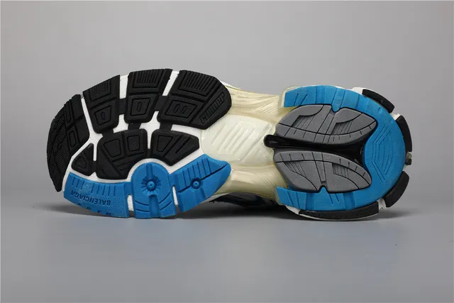 ASICS 白蓝 Chunky Retro Runner Mesh-and-Synthetic Overlay 跑鞋 6