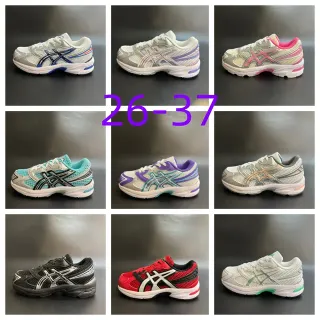 ASICS 白蓝低帮网面和合成革面跑鞋