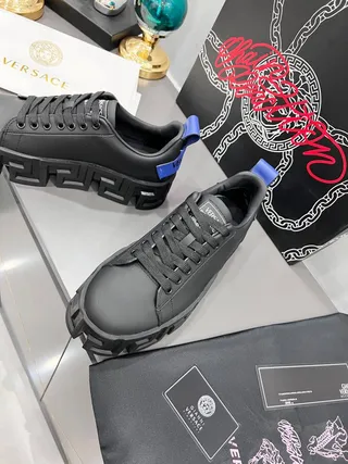 Balenciaga Defender काला ग्रीक की मोटी स्नीकर 6