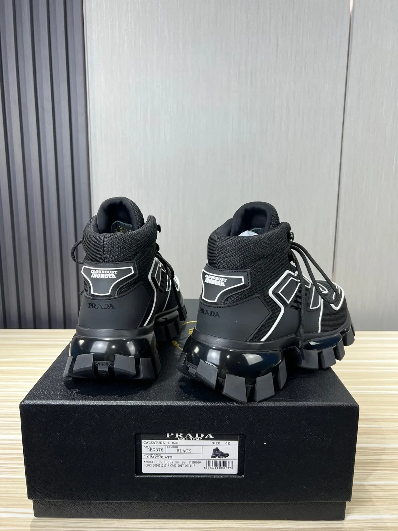 Balenciaga Defender Black White High-Top Mesh-and-TPU Upper Chunky Sneakers 6