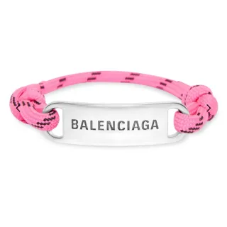 Balenciaga ID Pulseira Rosa Cinta Paracord
