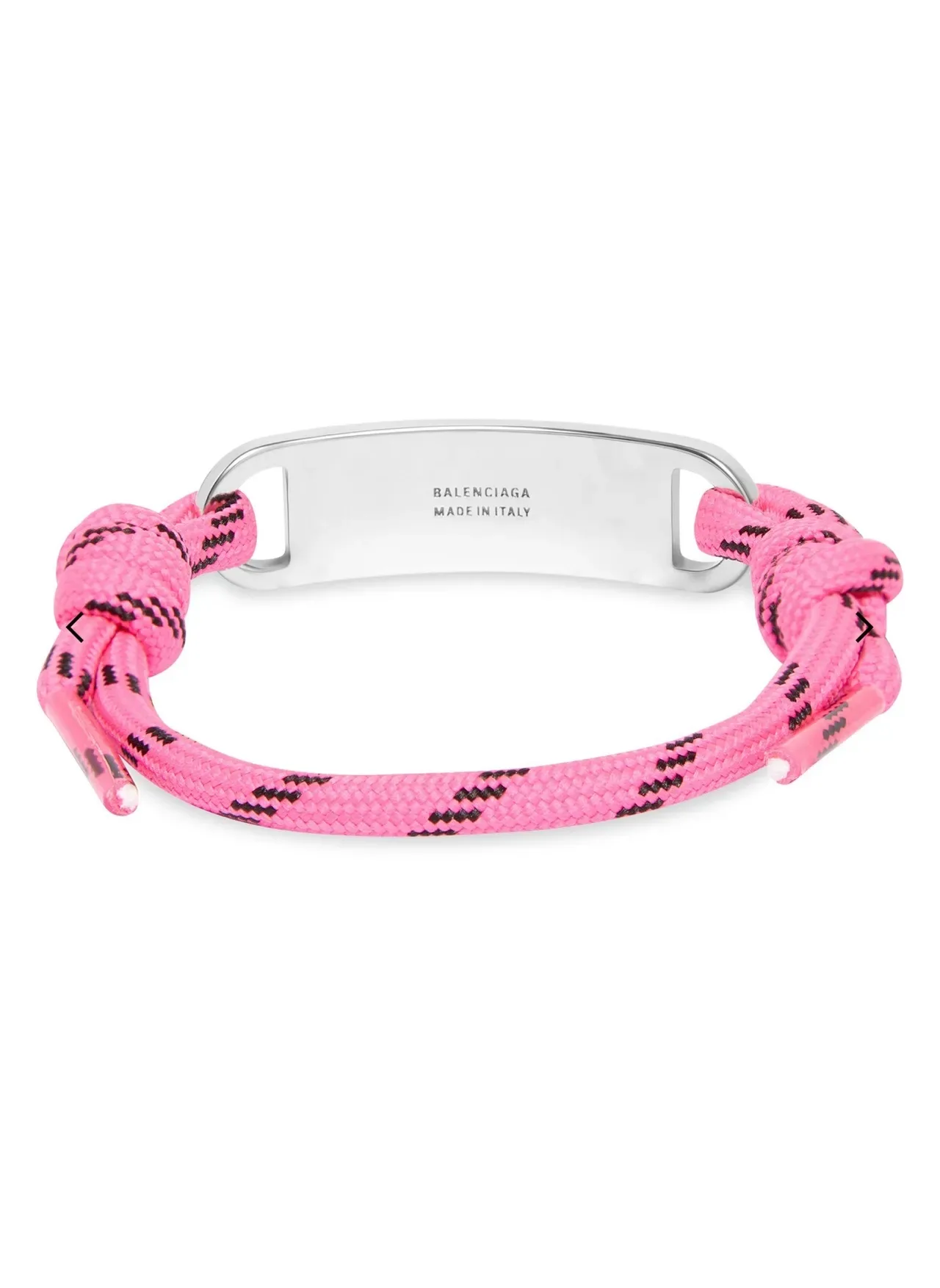 Balenciaga ID Pulseira Rosa Cinta Paracord 8