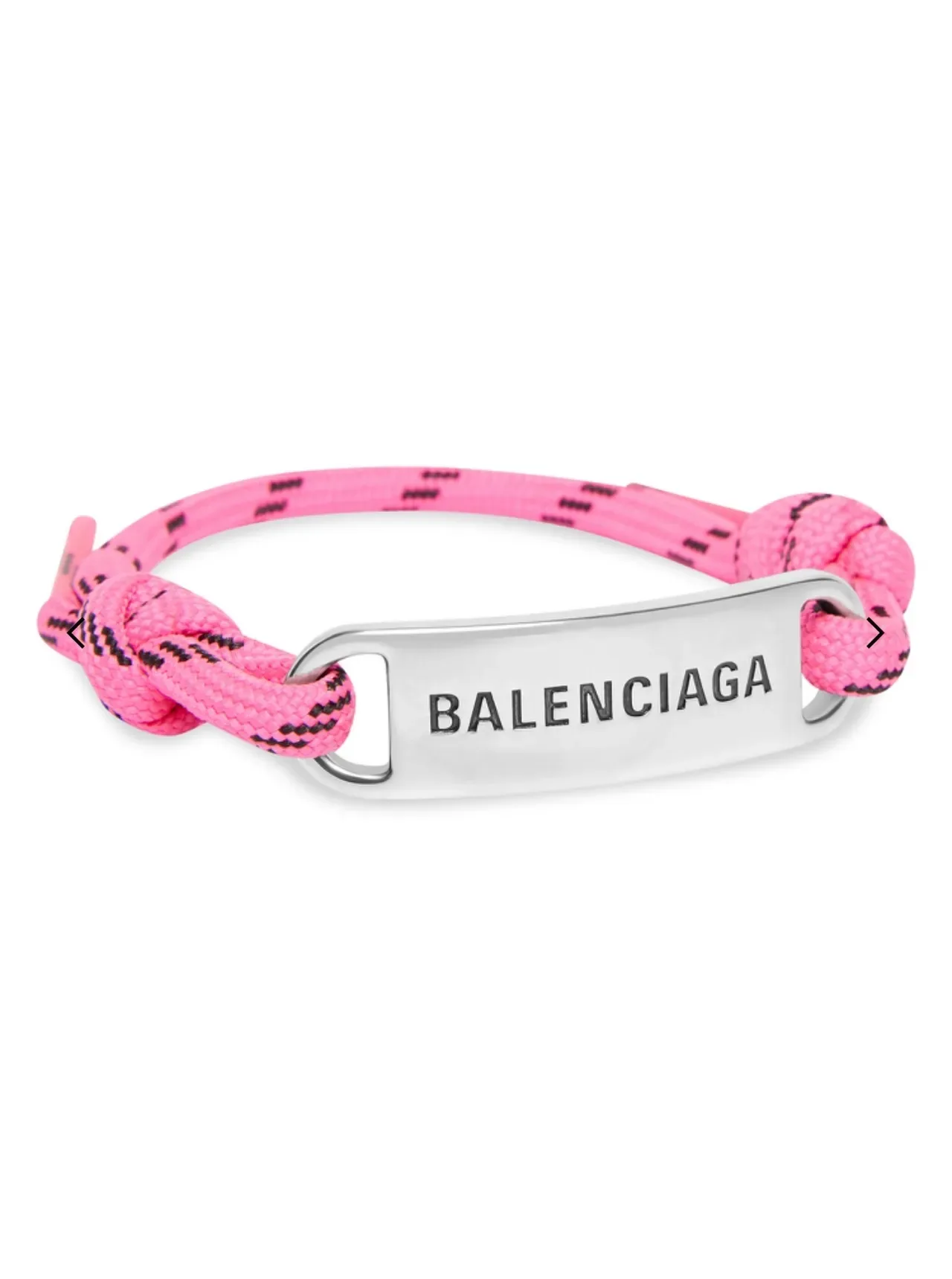 Balenciaga ID Pulseira Rosa Cinta Paracord 9