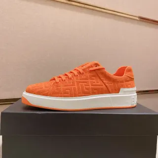 Balenciaga Le City Orange Embossed Platform Lifestyle स्नीकर