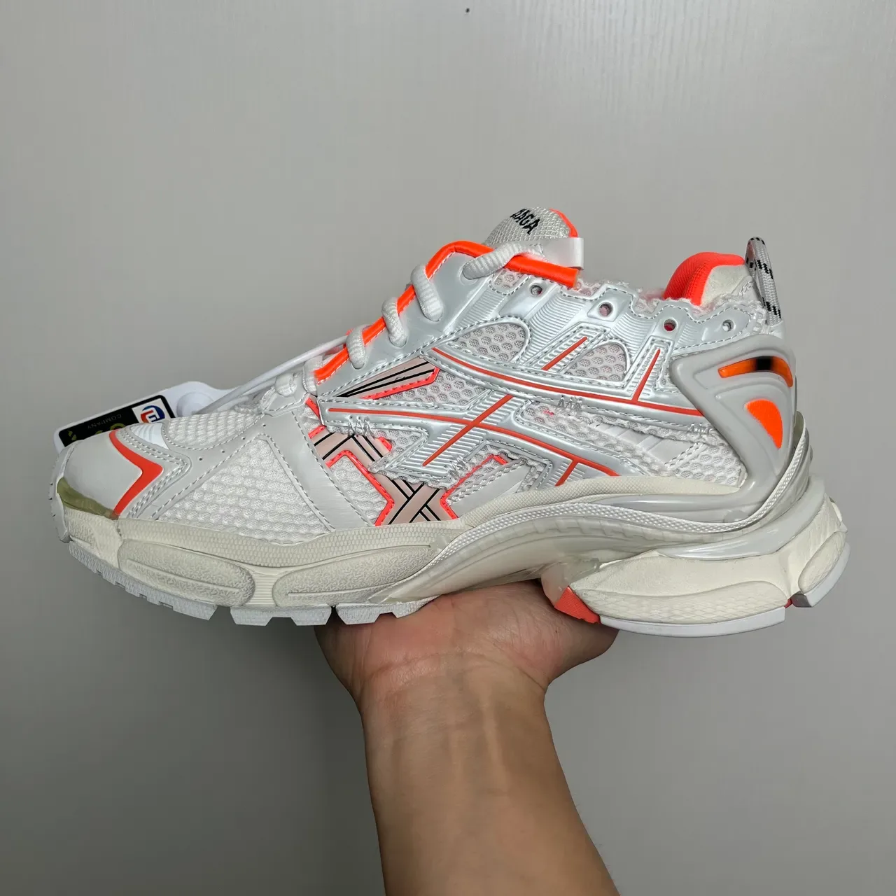 Balenciaga Runner blanc et orange sneakers chunky 3