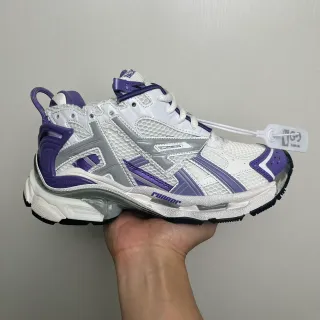 Balenciaga Runner chaussures chunky blanches violettes grises