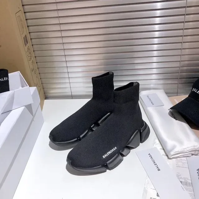 Balenciaga Speed Trainer काला सॉक-फिट लाइफस्टाइल स्नीकर 4