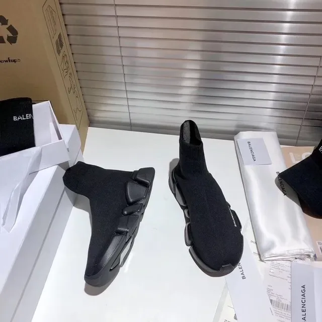 Balenciaga Speed Trainer काला सॉक-फिट लाइफस्टाइल स्नीकर 8