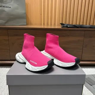 Balenciaga Speed Trainer गुलाबी सॉक-फिट लाइफस्टाइल स्नीकर