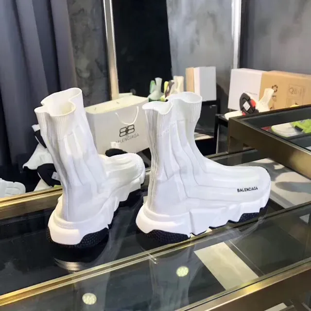 Balenciaga Speed Trainer White and Black Lifestyle Sneakers 2