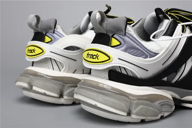 Balenciaga Track Sneaker 白色/灰色/黑色厚底运动鞋 2