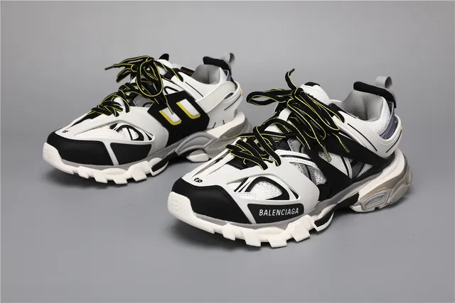 Balenciaga Track Sneaker 白色/灰色/黑色厚底运动鞋 5