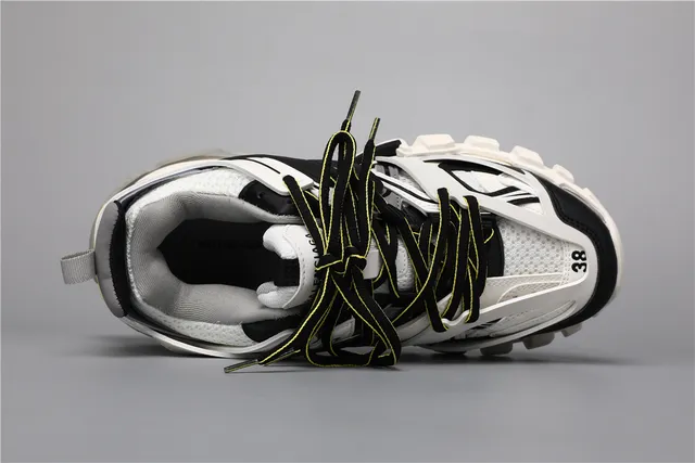 Balenciaga Track Sneaker 白色/灰色/黑色厚底运动鞋 7