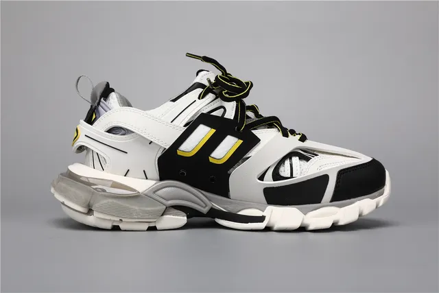 Balenciaga Track Sneaker 白色/灰色/黑色厚底运动鞋 8