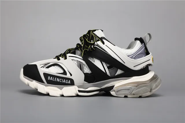 Balenciaga Track Sneaker 白色/灰色/黑色厚底运动鞋 9