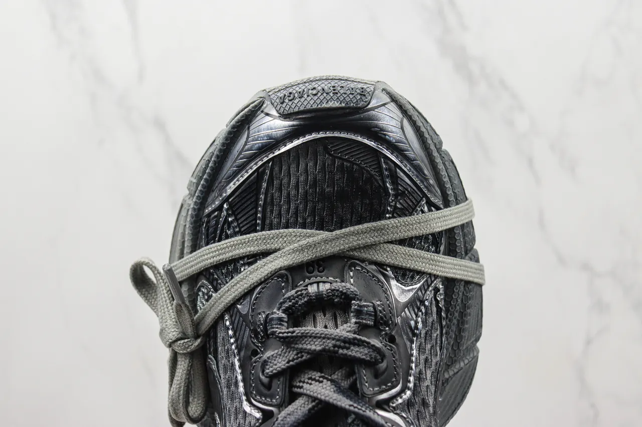 Balenciaga Track Trainer Monochromatic Gray Chunky Sneakers 6