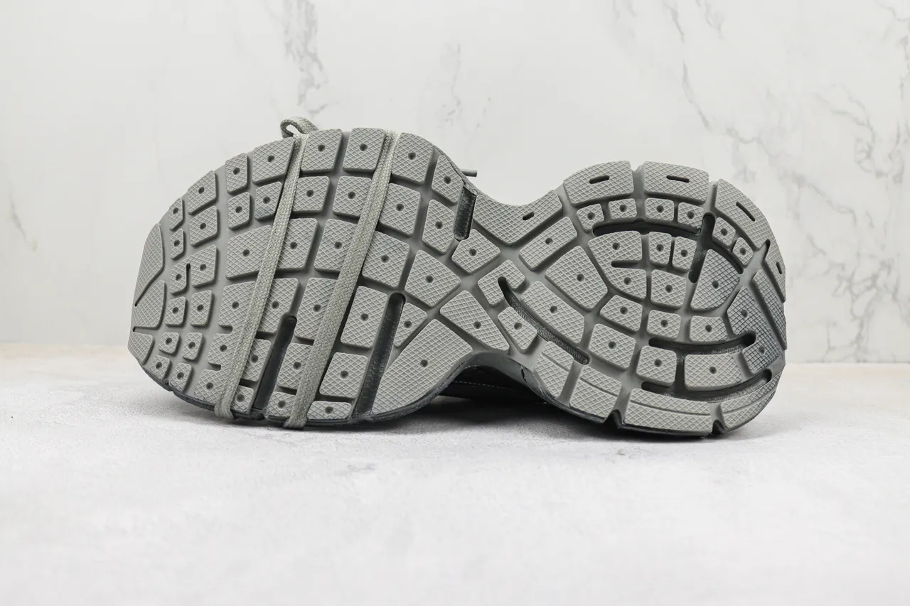 Balenciaga Track Trainer Monochromatic Gray Chunky Sneakers 8
