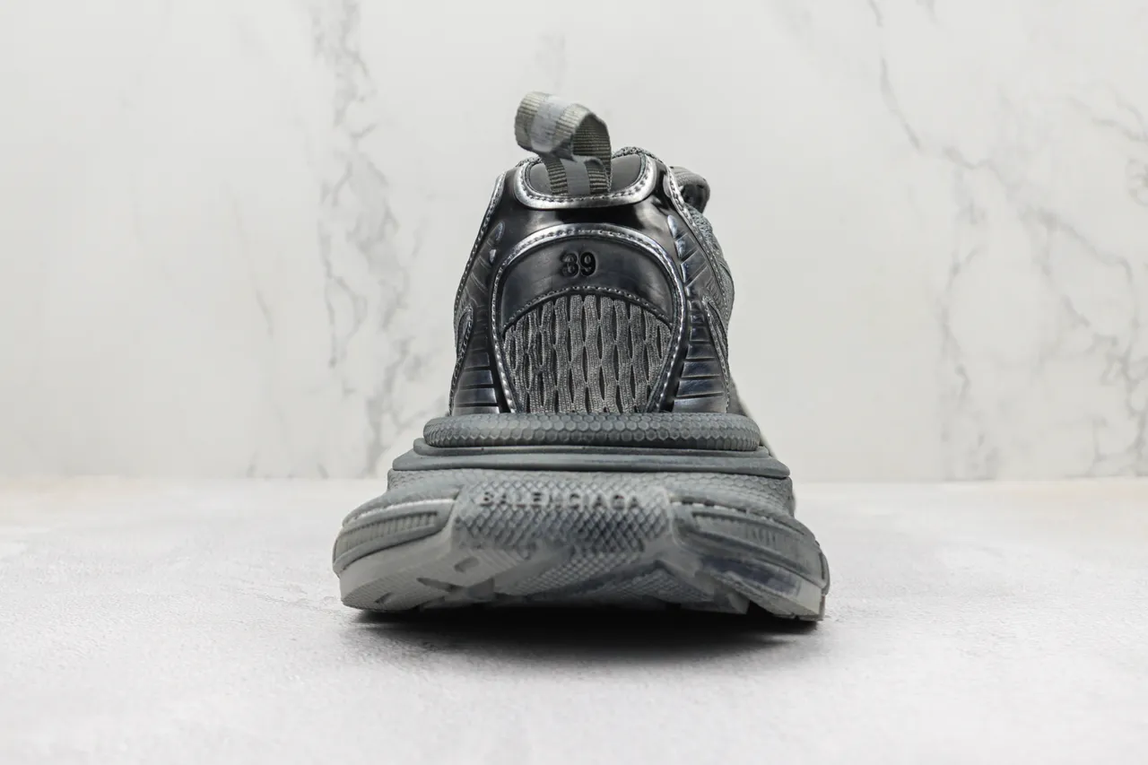Balenciaga Track Trainer Monochromatic Gray Chunky Sneakers 9