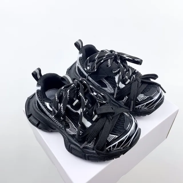 Balenciaga Track Trainer Pink and Silver Chunky Sneakers 16