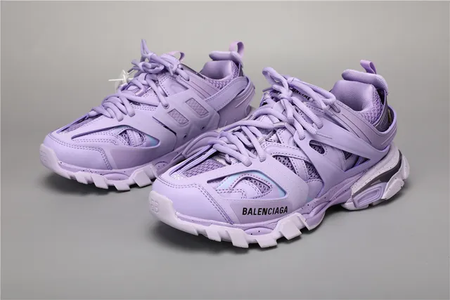 Balenciaga Track Trainer tênis chunky roxo 5