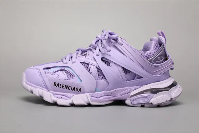 Balenciaga Track Trainer tênis chunky roxo 9