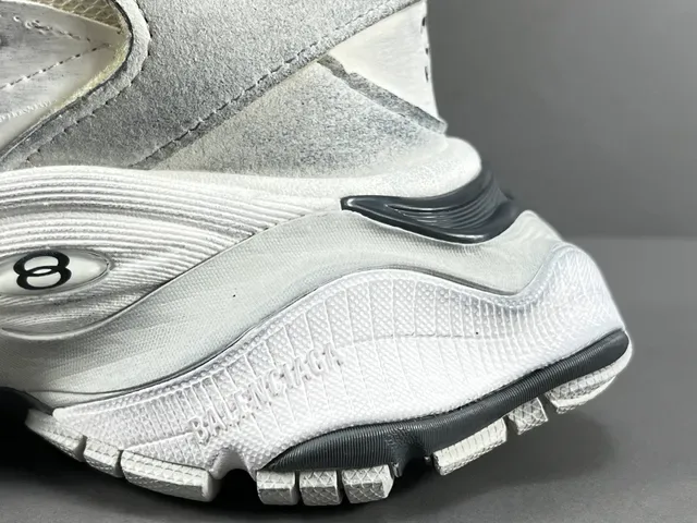 Balenciaga Track Trainer सफेद लाल काला चंकिंग स्नीकर 7