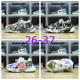 Balenciaga Track Trainer সাদা লাল কালো ধূসর নিয়ন হলুদ চংকি স্নিকার্স