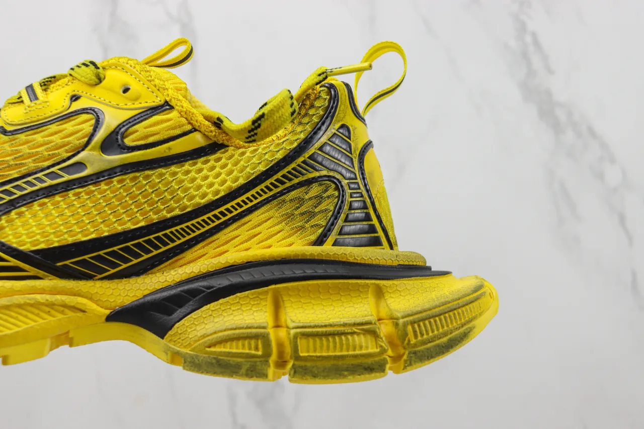 Balenciaga Track Trainer sneakers chunky jaune noir 7
