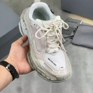 Balenciaga Triple S Off-White Chunky Sneakers