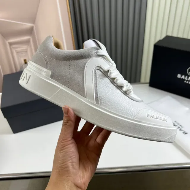 Balmain B-Court Zapatillas Lifestyle Gris Claro 4