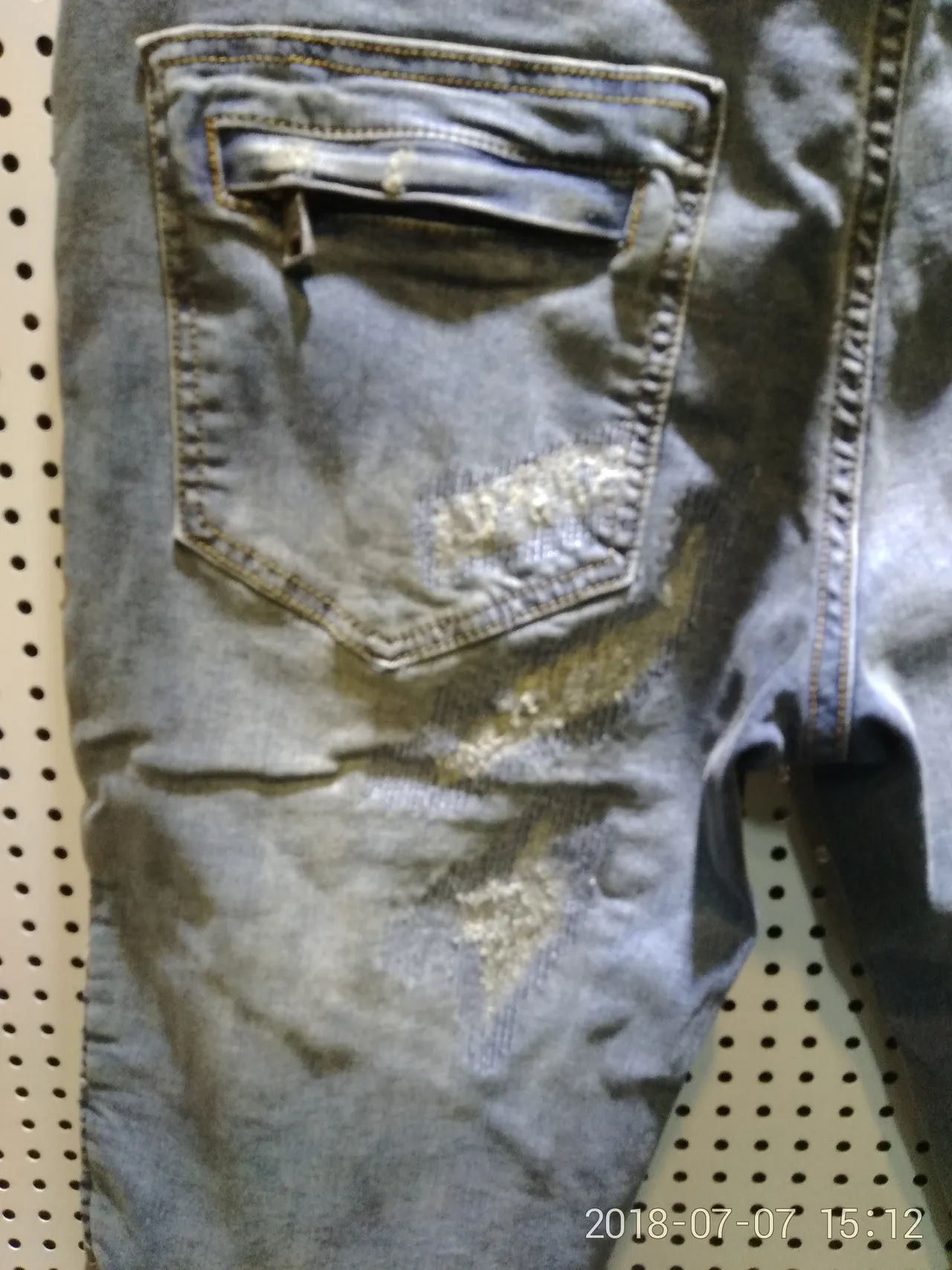 Balmain Shorts de Mezclilla Estilo Biker Desgastados 7