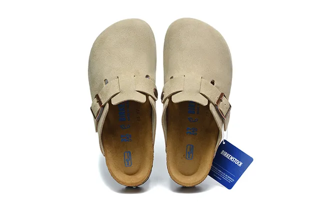Birkenstock Arizona Beige Suede Clog 2