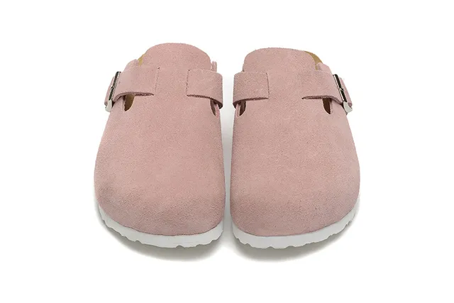 Birkenstock Arizona Pantoufle daim rose poussiéreux 3
