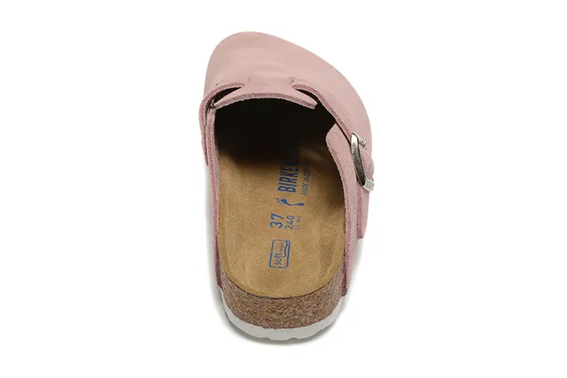 Birkenstock Arizona Pantoufle daim rose poussiéreux 4