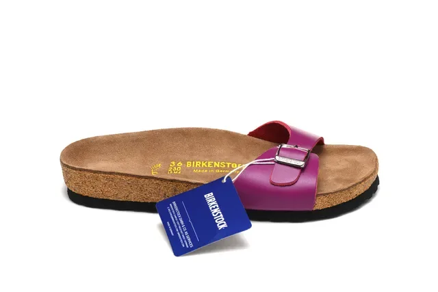 Birkenstock Arizona Magenta চামড়ার ক্যাজুয়াল স্যান্ডেল 2
