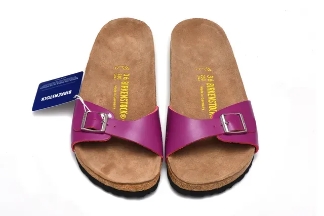 Birkenstock Arizona Magenta চামড়ার ক্যাজুয়াল স্যান্ডেল 3