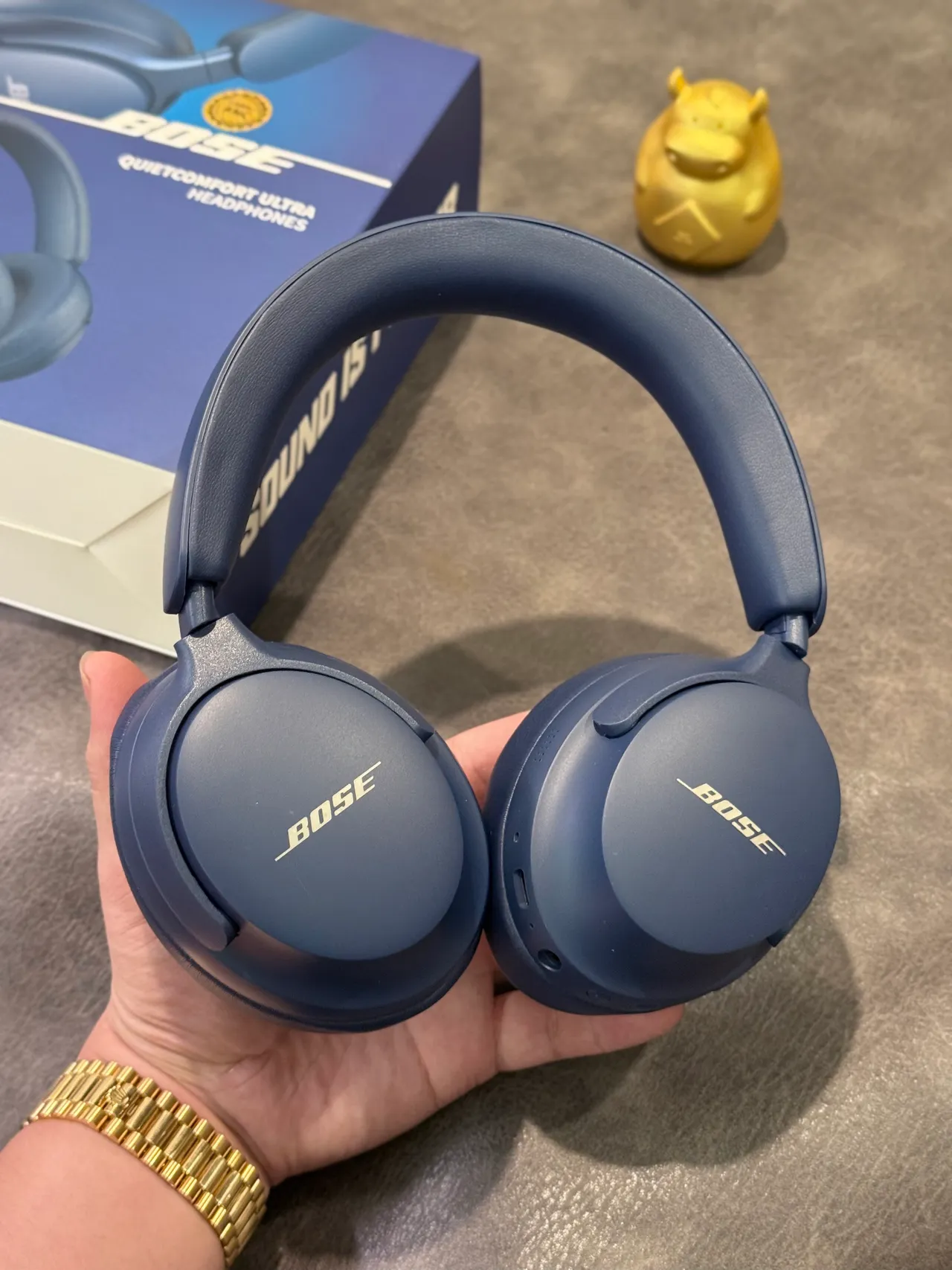 Bose QuietComfort Ultra Headphones Navy Blue Over-ear Headphones 5