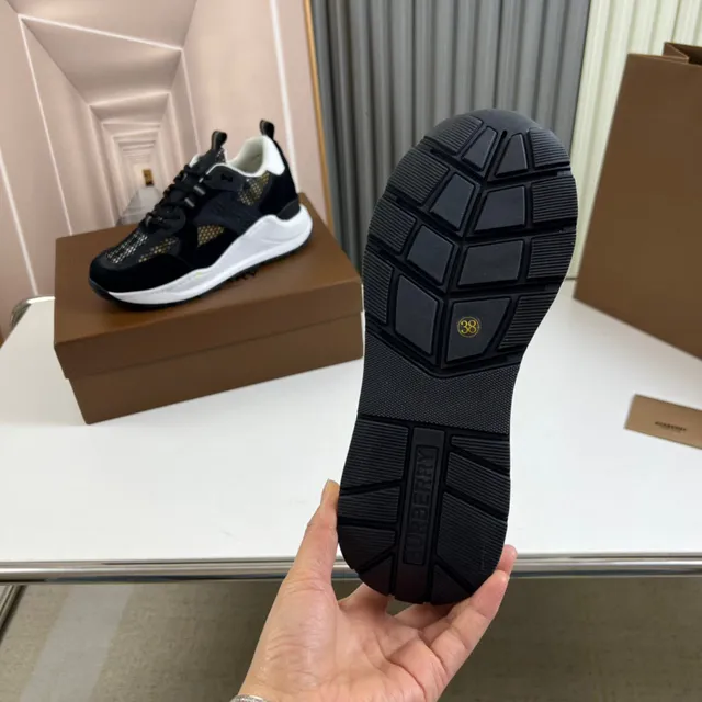 Burberry Runner Black and White Chunky Sneakers 2