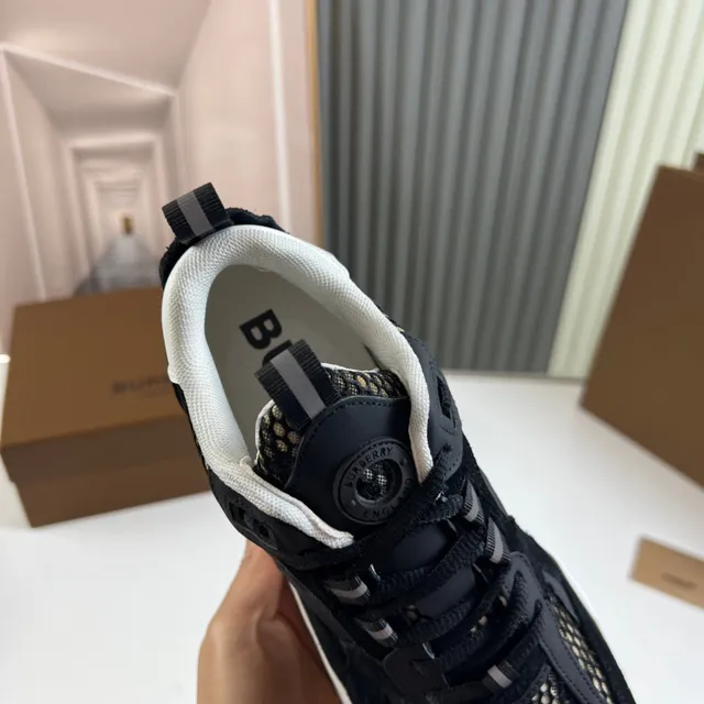 Burberry Runner Black and White Chunky Sneakers 3