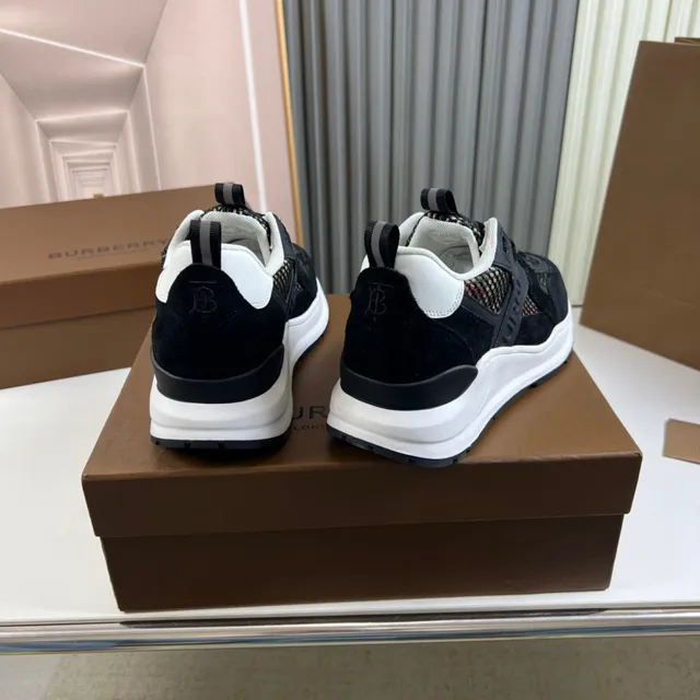 Burberry Runner Black and White Chunky Sneakers 4