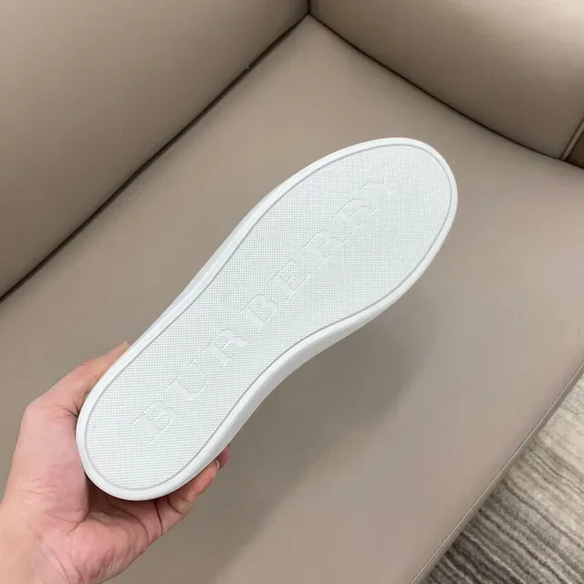 Burberry Blanc Beige Low-Top House Check Panel Lifestyle baskets 2