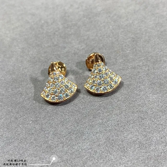 Bvlgari Divas’ Dream 扇形 Pavé 水晶耳环 3