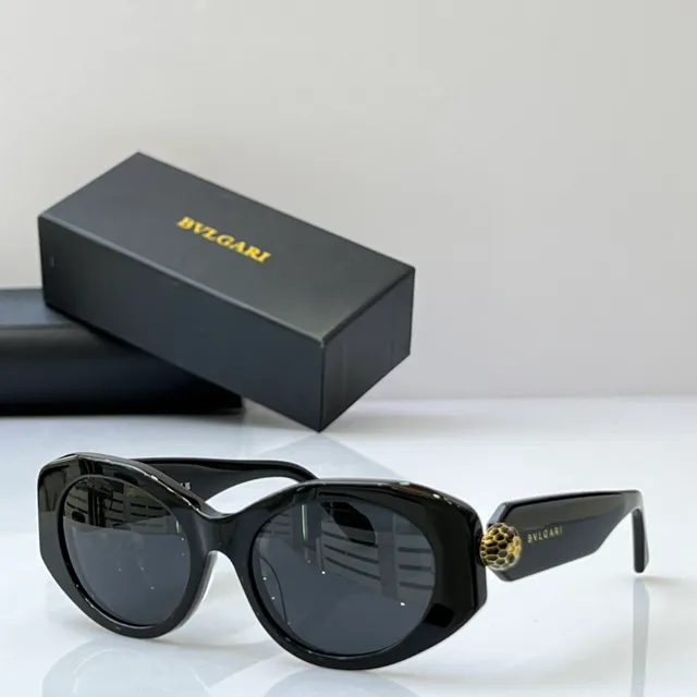 Bvlgari Serpenti Gafas de Sol Ovaladas de Acetato Blanco 5
