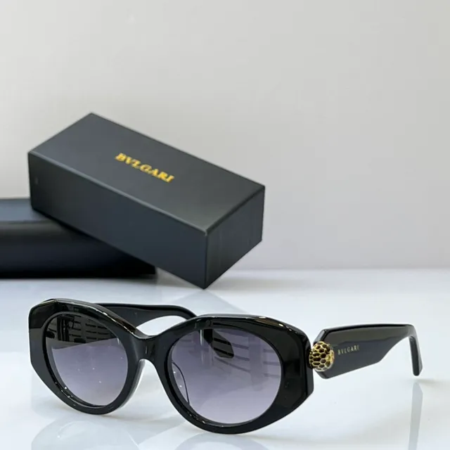 Bvlgari Serpenti Gafas de Sol Ovaladas de Acetato Blanco 6